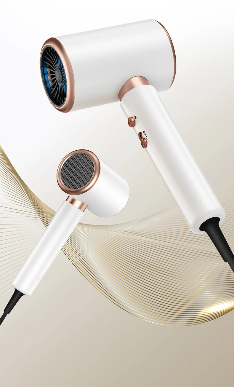 SÈCHE-CHEVEUX PROFESSIONNEL 2400W AVEC AIR FROID ET CHAUD - IONS NÉGATIFS - SÈCHE-CHEVEUX PUISSANT POUR DES RÉSULTATS DE SALON