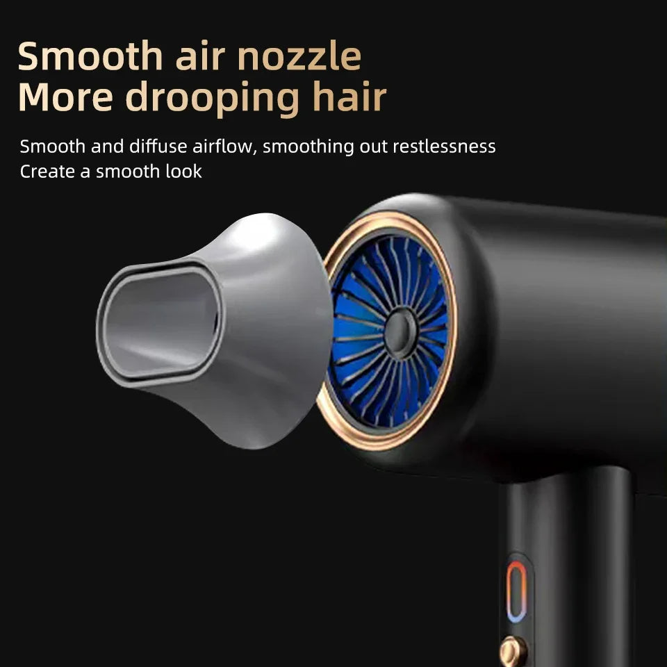 SÈCHE-CHEVEUX PROFESSIONNEL 2400W AVEC AIR FROID ET CHAUD - IONS NÉGATIFS - SÈCHE-CHEVEUX PUISSANT POUR DES RÉSULTATS DE SALON