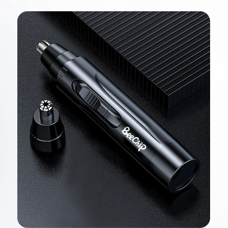 TONDEUSE À POILS DE NEZ ET D'OREILLES SANS DOULEUR POUR HOMMES ET FEMMES - RECHARGEABLE