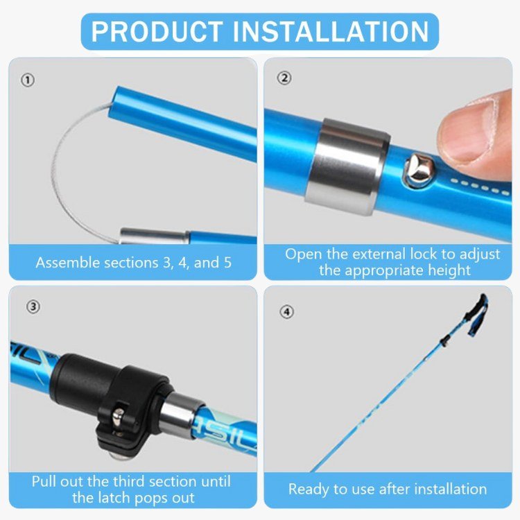 Bâtons de Trekking Ergonomiques ProTrek