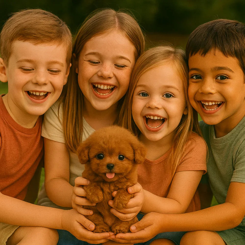 Chiens en Peluche Interactifs - Peluche Réaliste pour Enfants et Adultes avec Mouvements et Sons