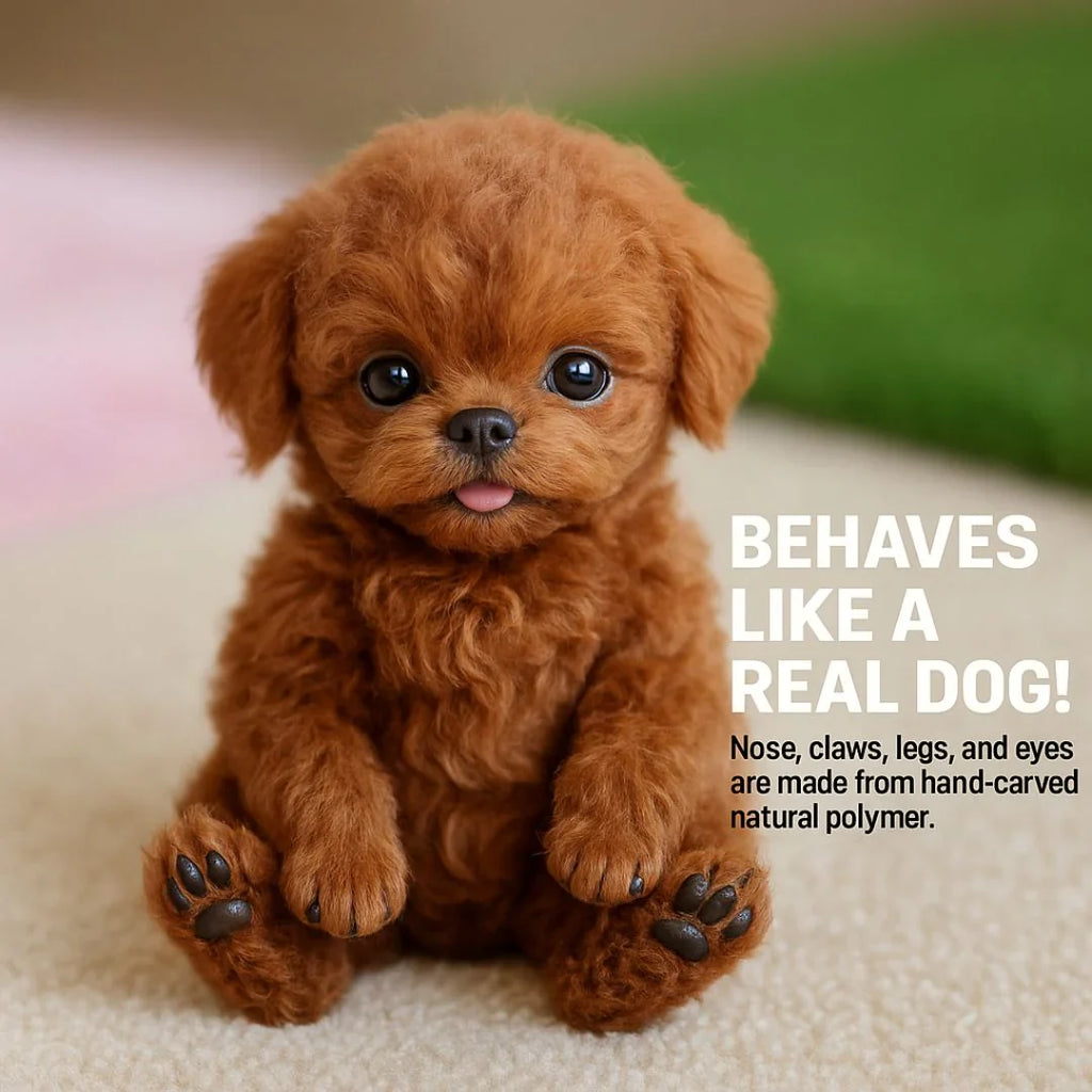 Chiens en Peluche Interactifs - Peluche Réaliste pour Enfants et Adultes avec Mouvements et Sons