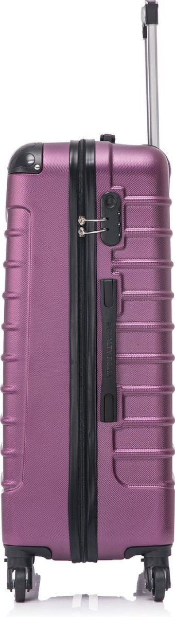 Ensemble de Valises Rigides Violet en 2 Pièces pour Voyage