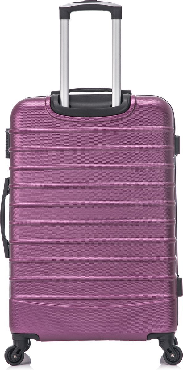 Ensemble de Valises Rigides Violet en 2 Pièces pour Voyage