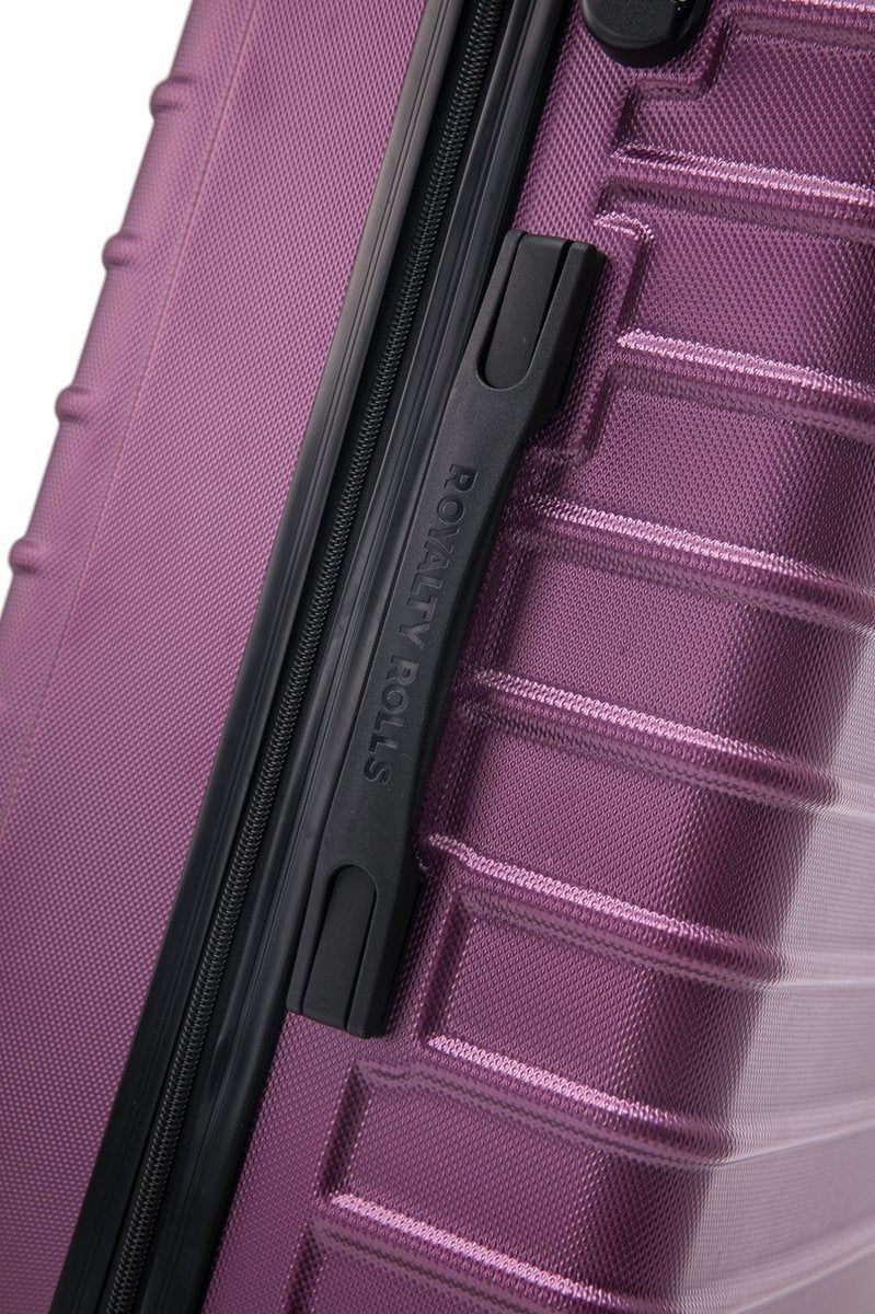 Ensemble de Valises Rigides Violet en 2 Pièces pour Voyage