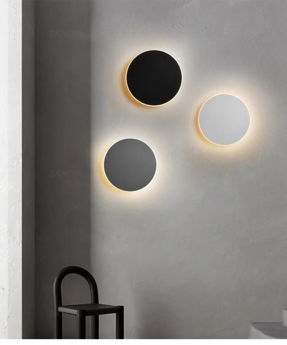 Lampe Murale LED Sphérique Moderne avec Effet Brillant
