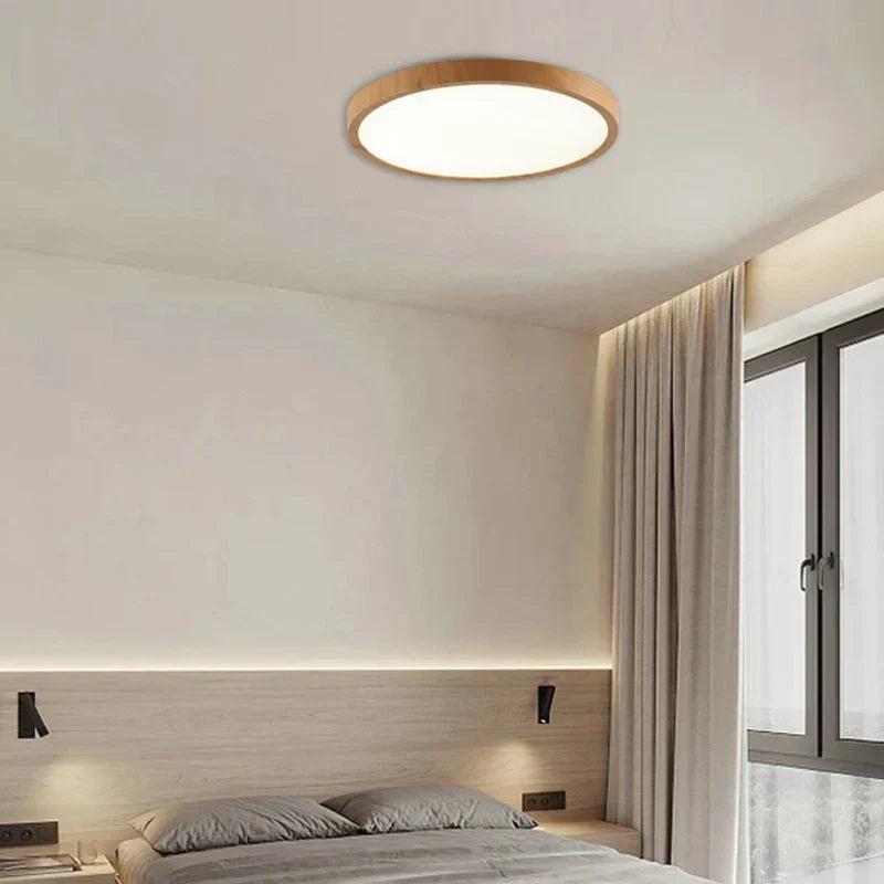 Luminaire de plafond rond mince | LED réglable, moderne | Salon & Chambre