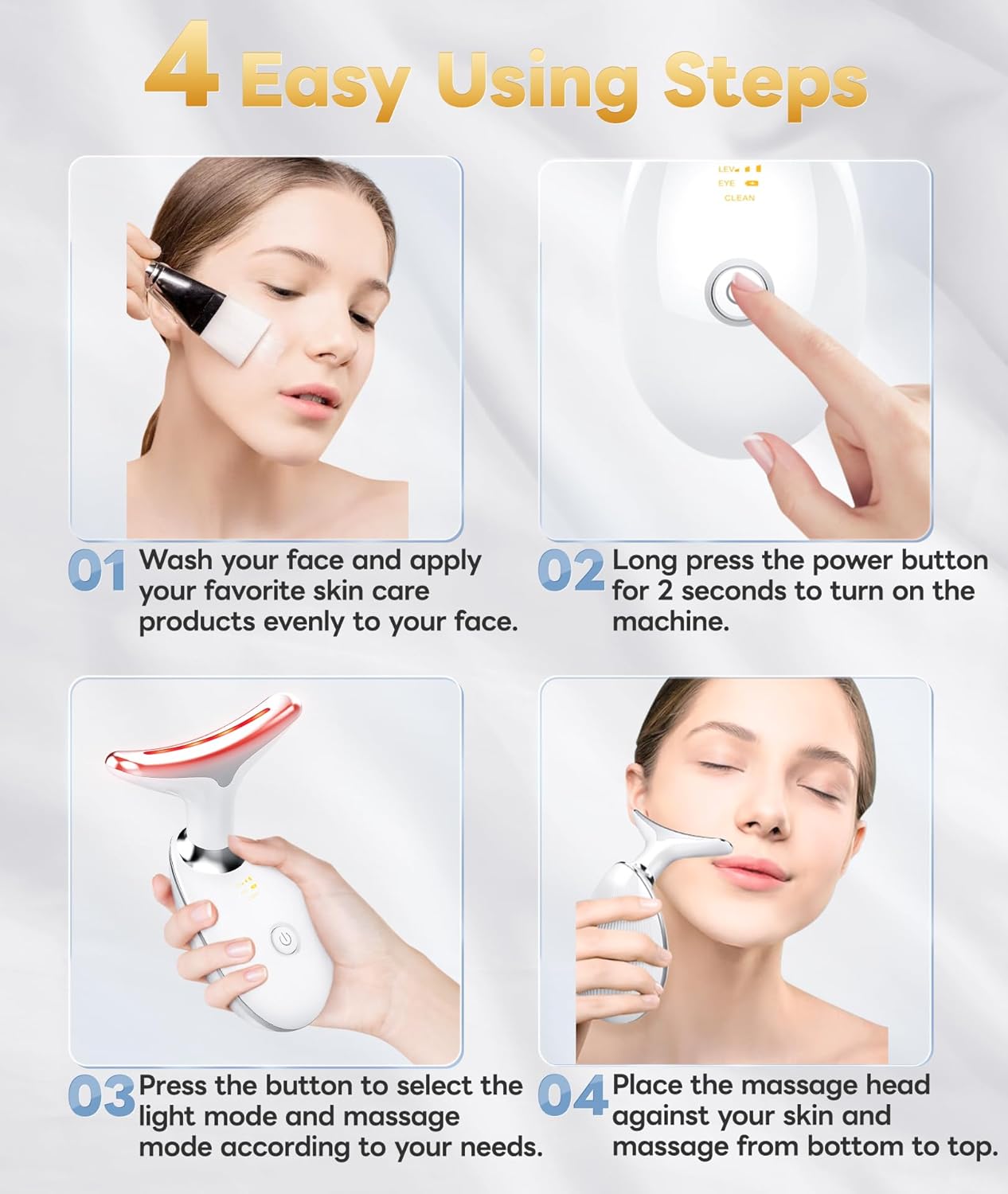 RadiantGlow Massager Facial 7 Couleurs