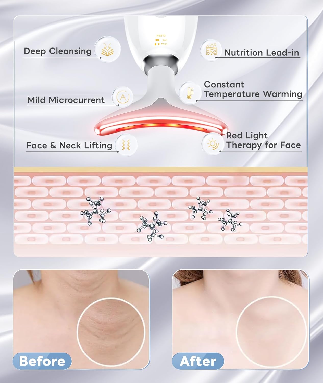 RadiantGlow Massager Facial 7 Couleurs
