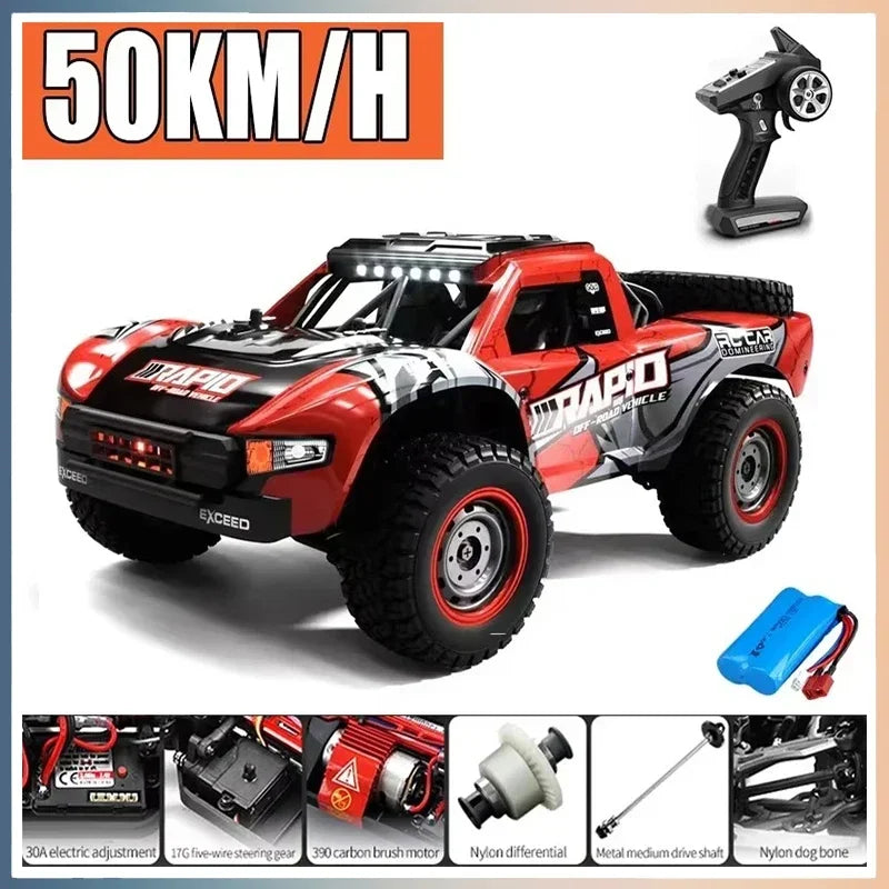 RC Monstertruck - 1:16 - 70KM/H | Moteur Sans Balais | Jouet Drift