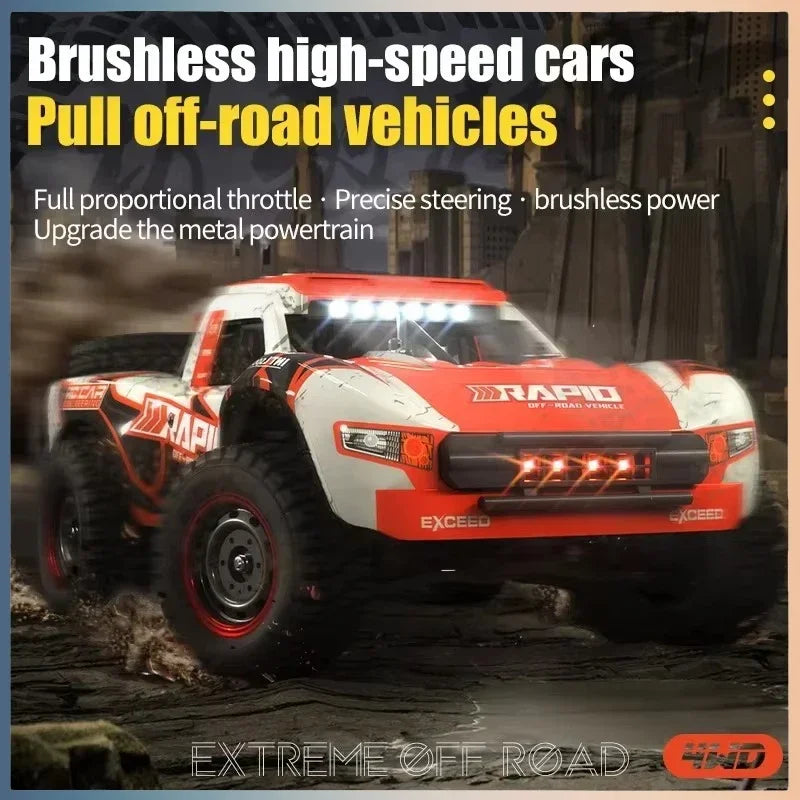 RC Monstertruck - 1:16 - 70KM/H | Moteur Sans Balais | Jouet Drift