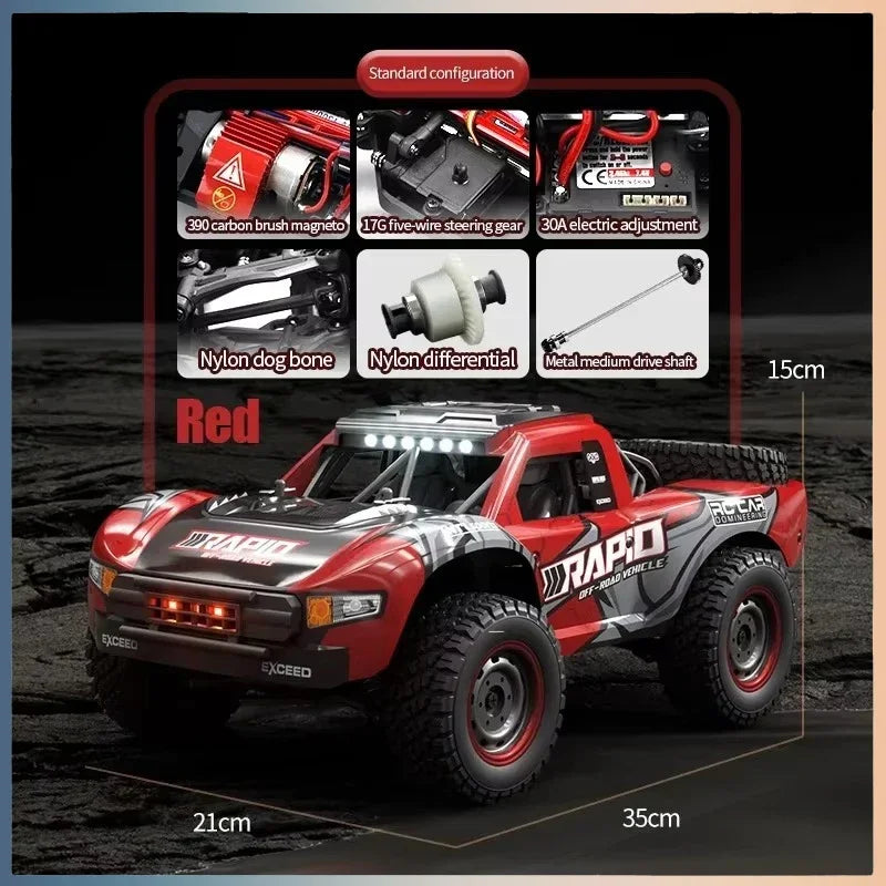 RC Monstertruck - 1:16 - 70KM/H | Moteur Sans Balais | Jouet Drift