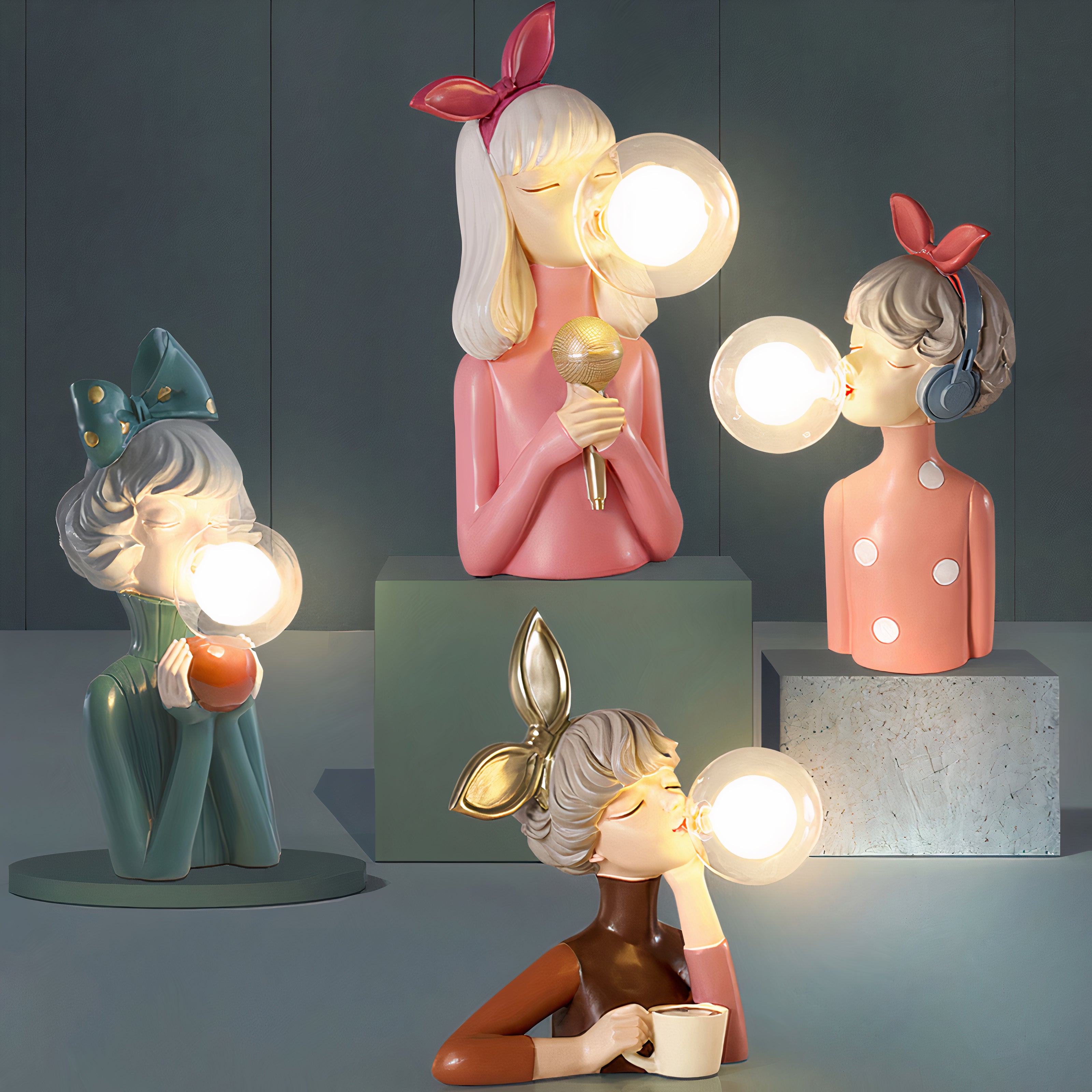 Lampe de table faite à la main - CraftGlow