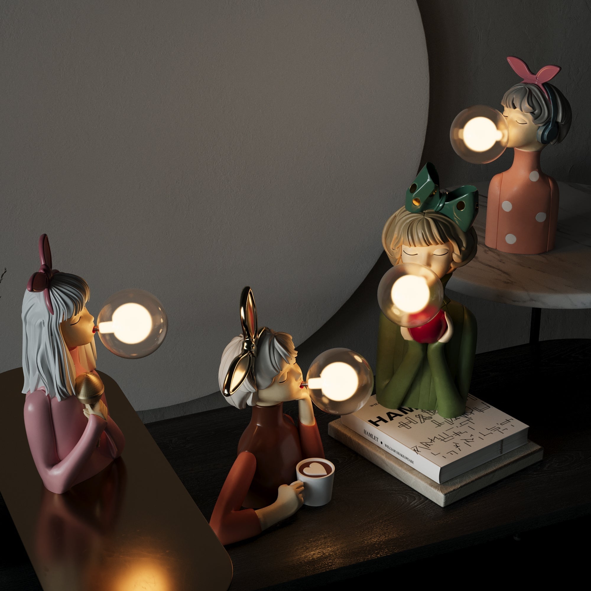 Lampe de table faite à la main - CraftGlow