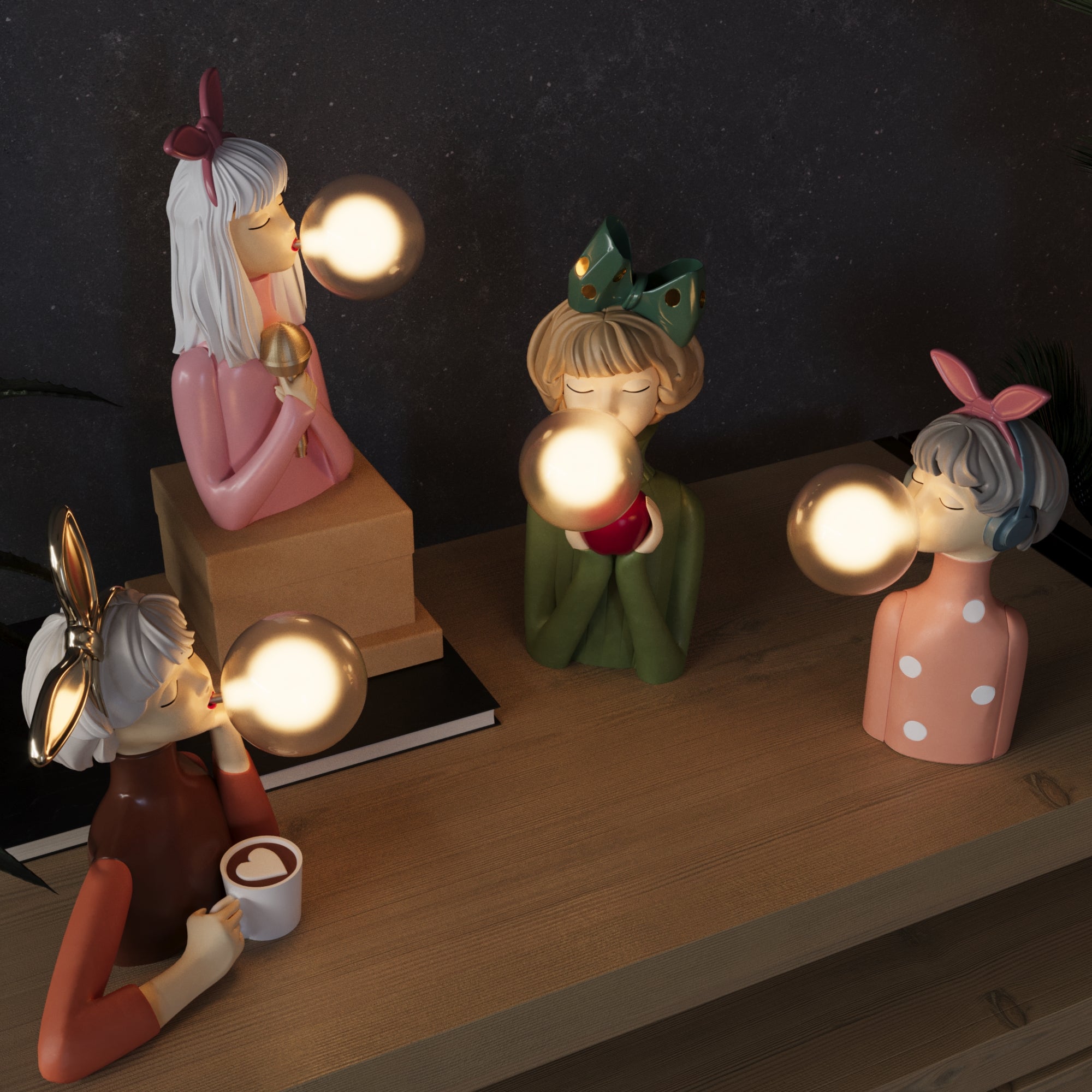 Lampe de table faite à la main - CraftGlow