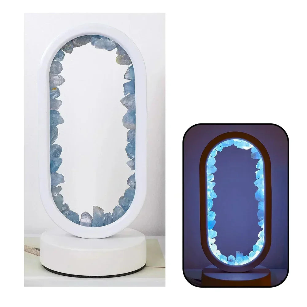 Lampe en améthyste faite à la main - Serenith