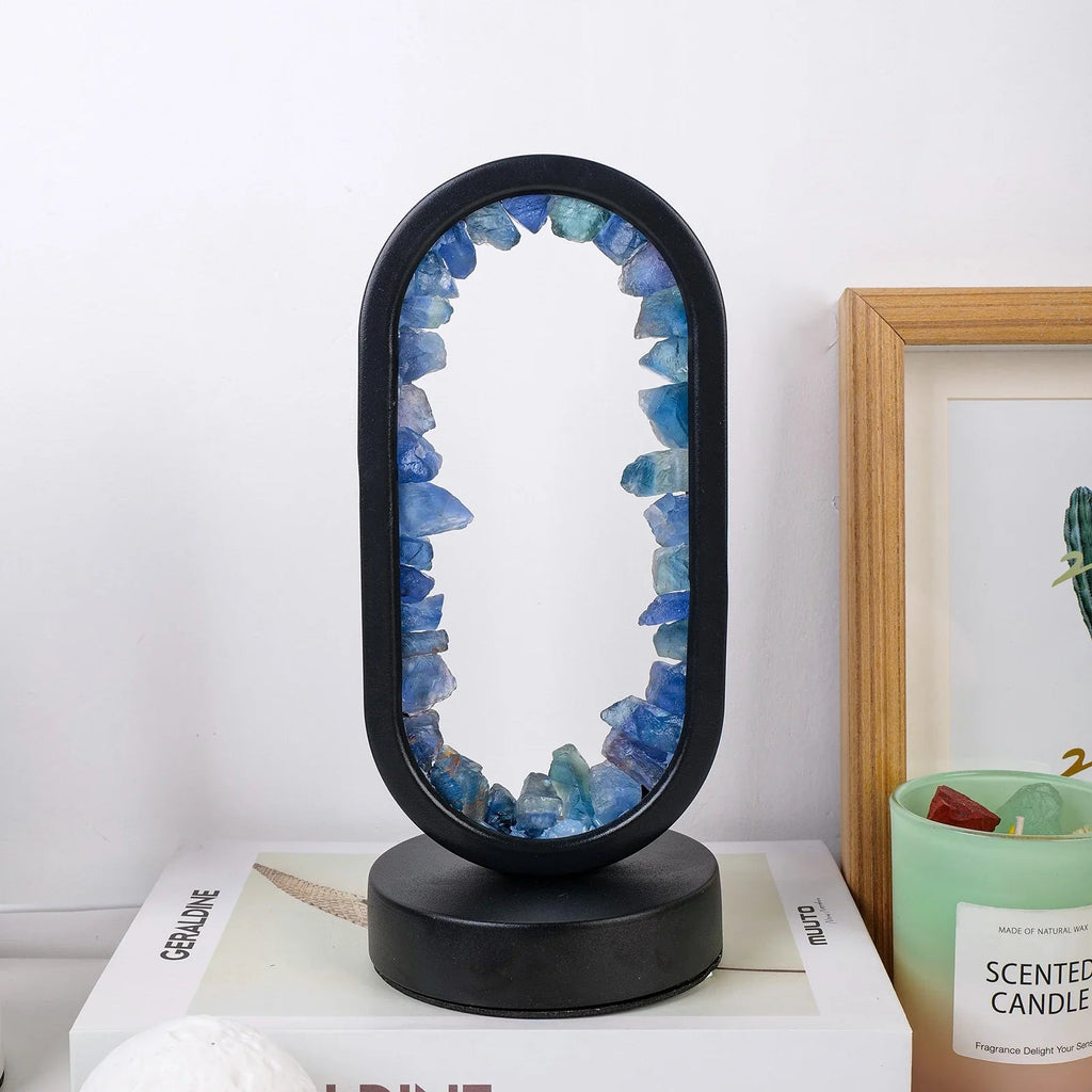 Lampe en améthyste faite à la main - Serenith