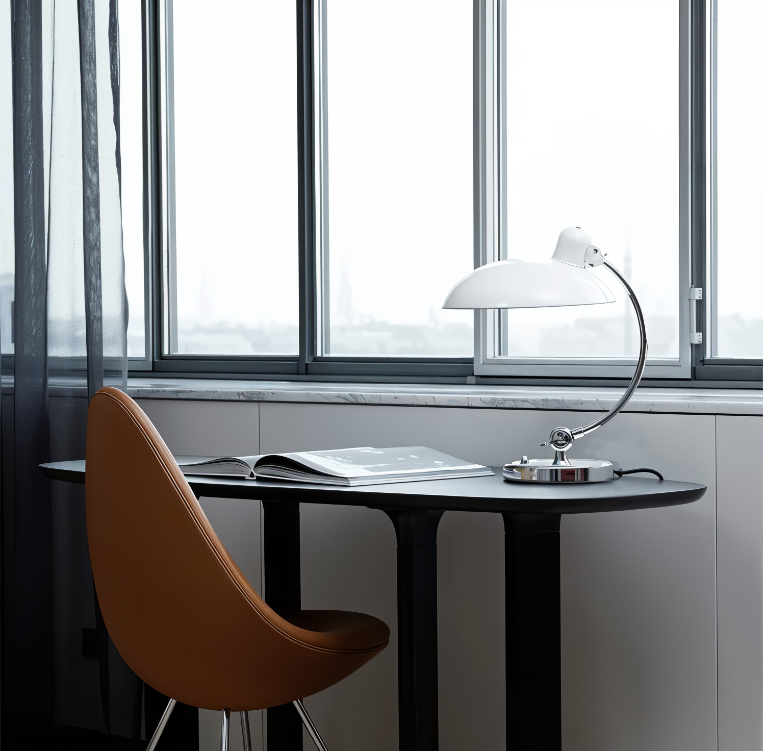 Lampe de Bureau Réglable de Style Vintage en Fer – Virella