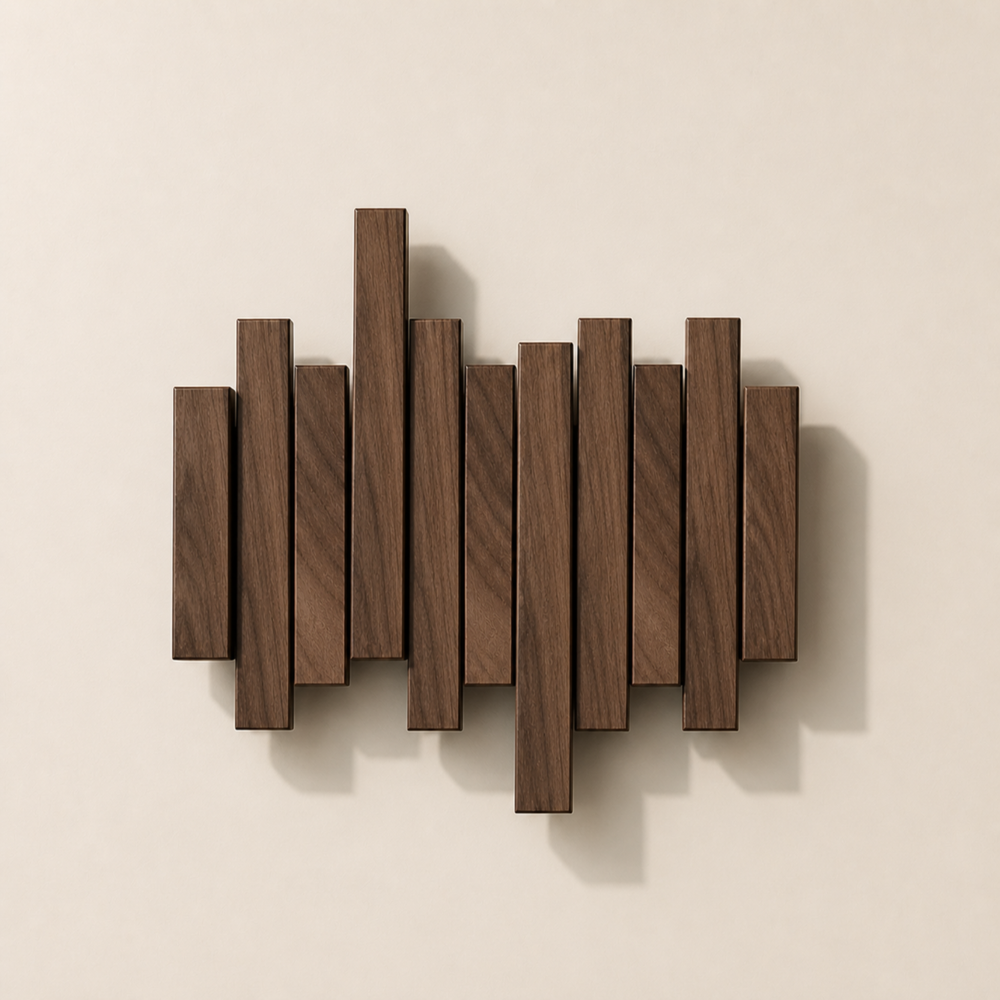 ToneLine – Porte-manteau mural en bois massif