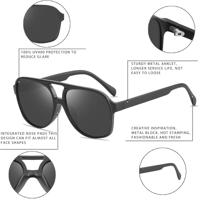 Lunettes de soleil aviateur rétro - Indy