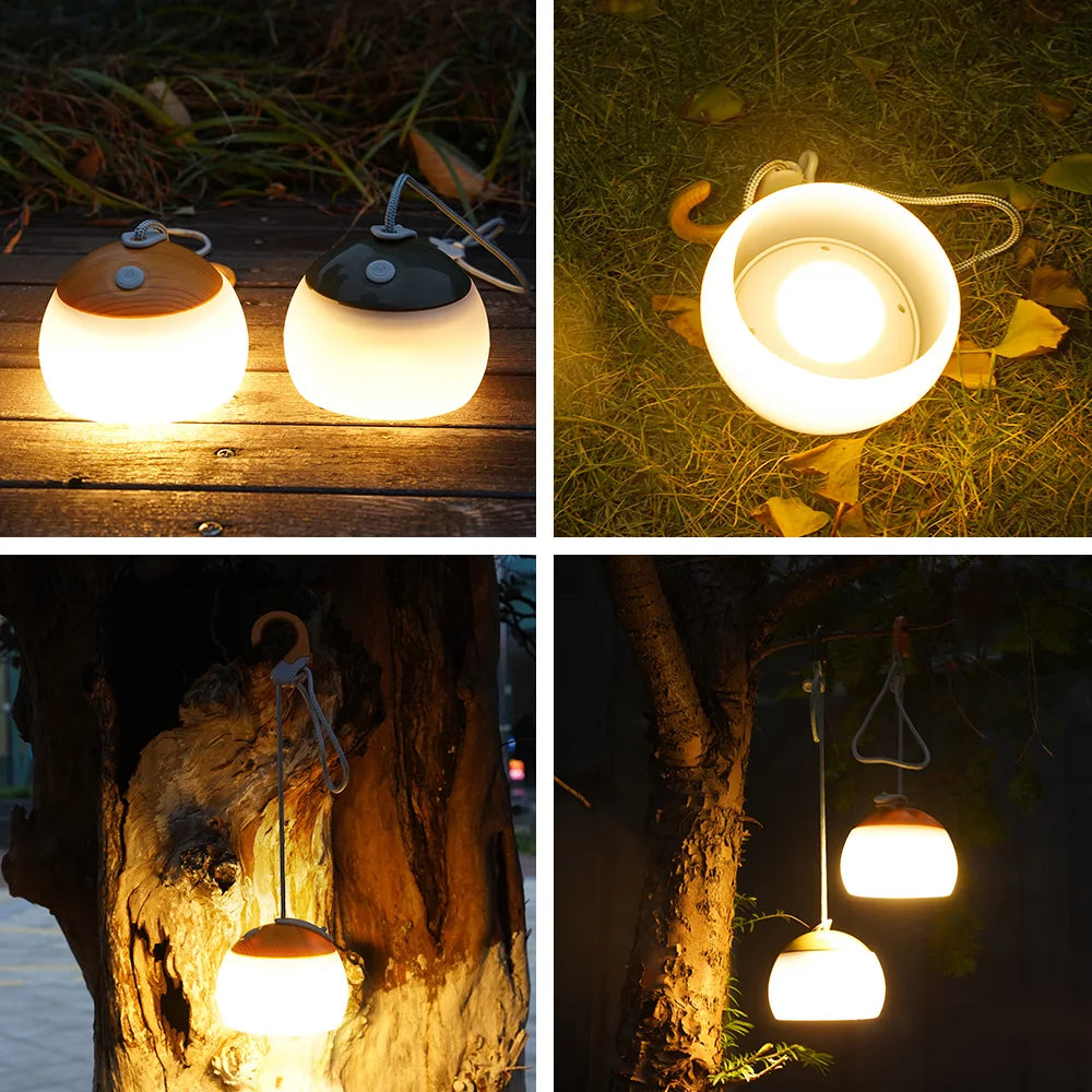 Lanternes de Camping Rétro USB Rechargeable - CampGlow