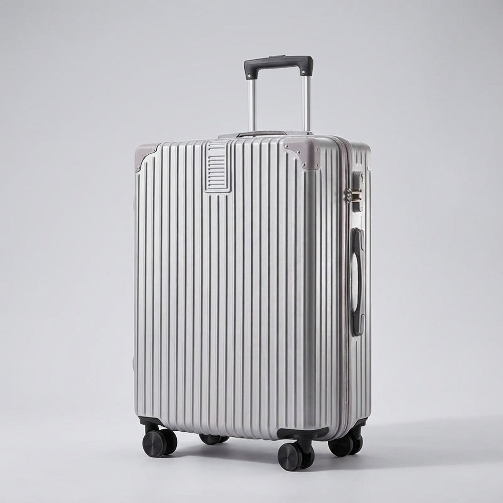 Valise Rétro avec Protection d'Angle Durable pour Voyager Sans Souci