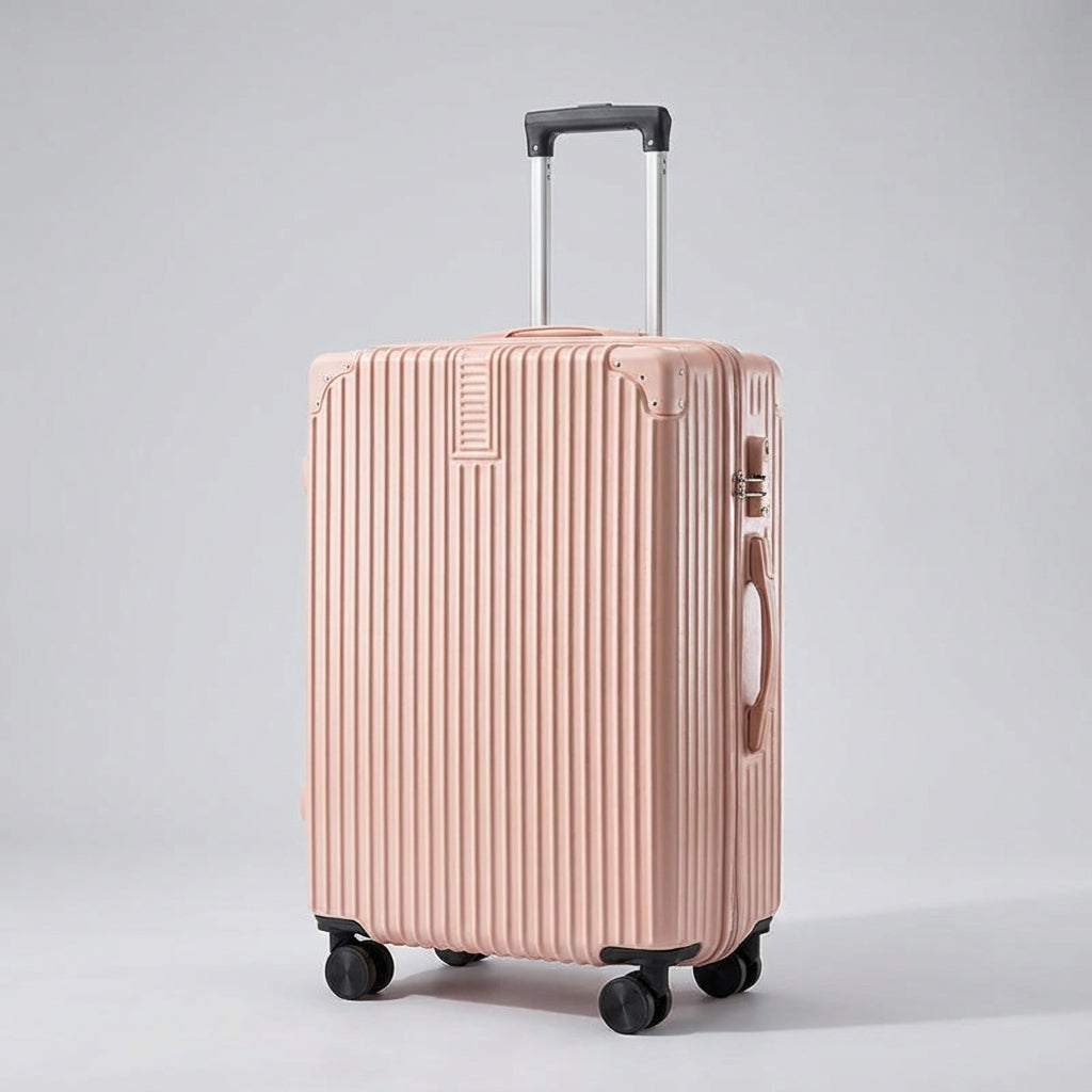 Valise Rétro avec Protection d'Angle Durable pour Voyager Sans Souci