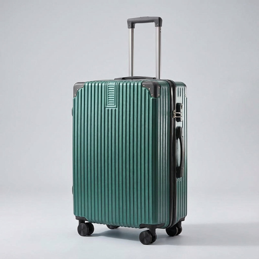 Valise Rétro avec Protection d'Angle Durable pour Voyager Sans Souci
