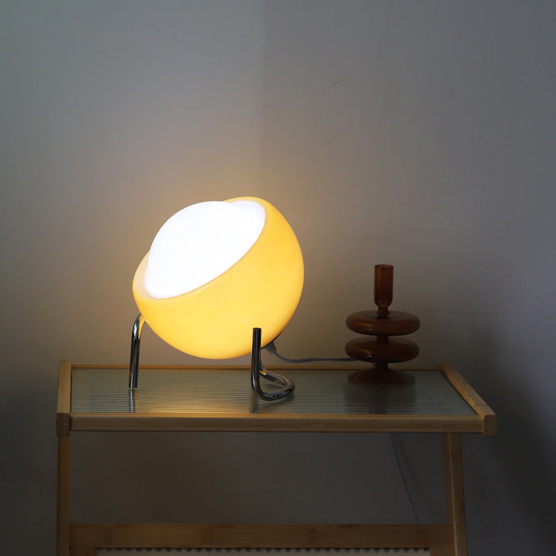 LAMPE DE TABLE EN VERRE RÉTRO - ÉCLAIRAGE NORDIQUE ATMOSPHÉRIQUE