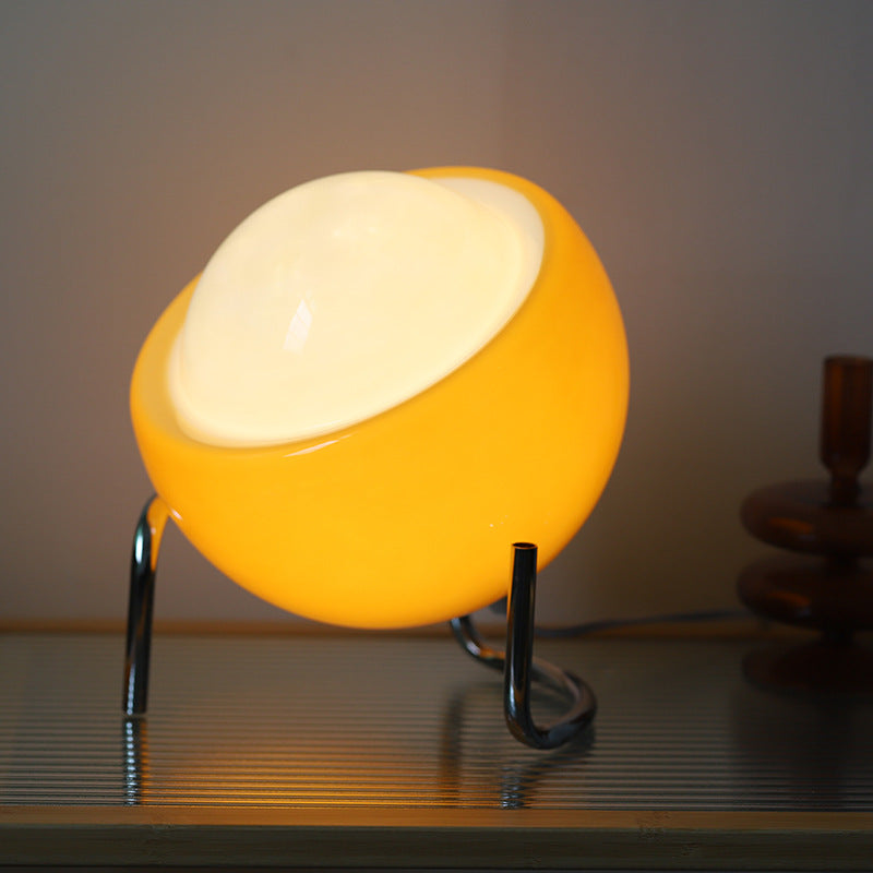 LAMPE DE TABLE EN VERRE RÉTRO - ÉCLAIRAGE NORDIQUE ATMOSPHÉRIQUE