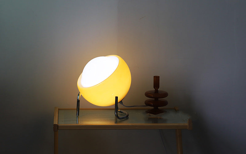 LAMPE DE TABLE EN VERRE RÉTRO - ÉCLAIRAGE NORDIQUE ATMOSPHÉRIQUE