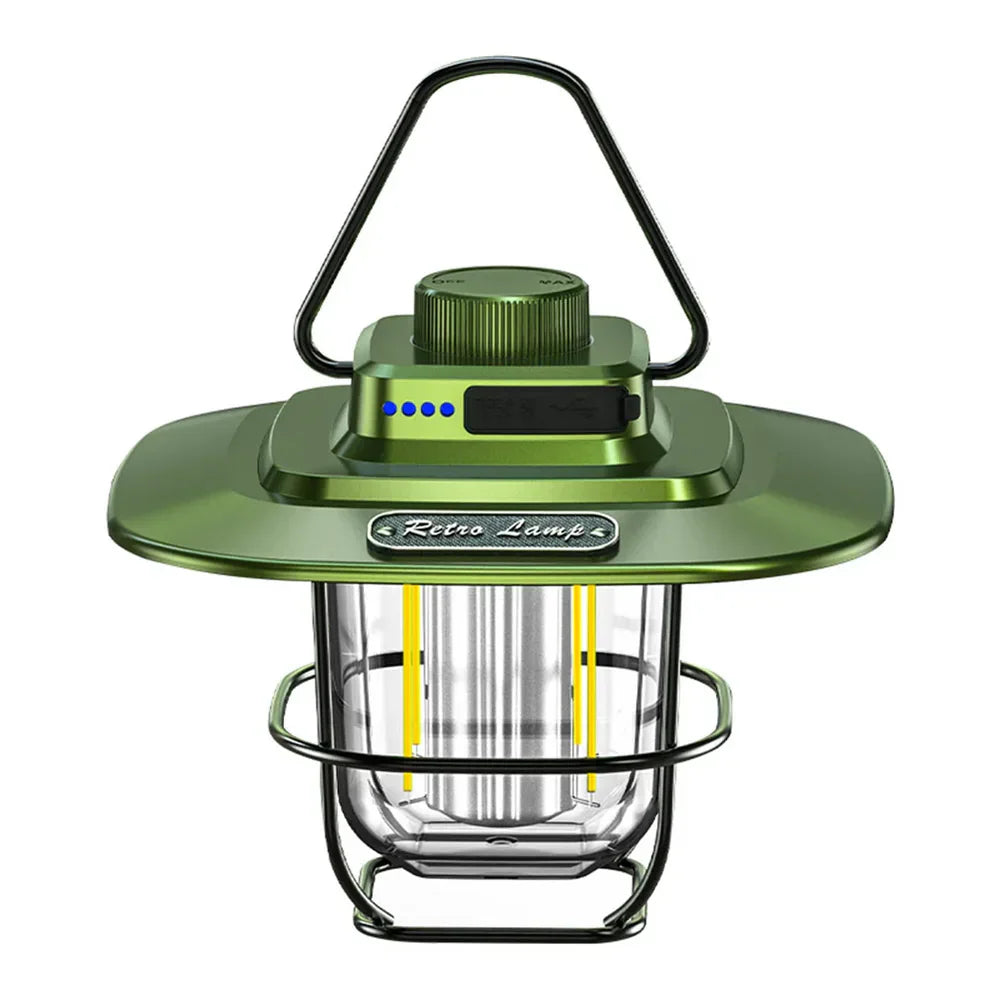Lampe de Camping LED Retro Rechargeable - NostalgiaGlow