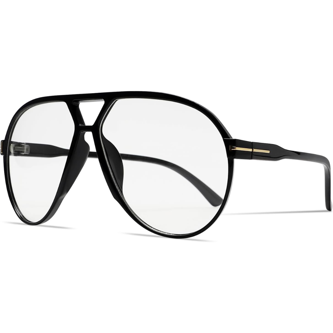 Lunettes de soleil aviateur rétro surdimensionnées - Amara