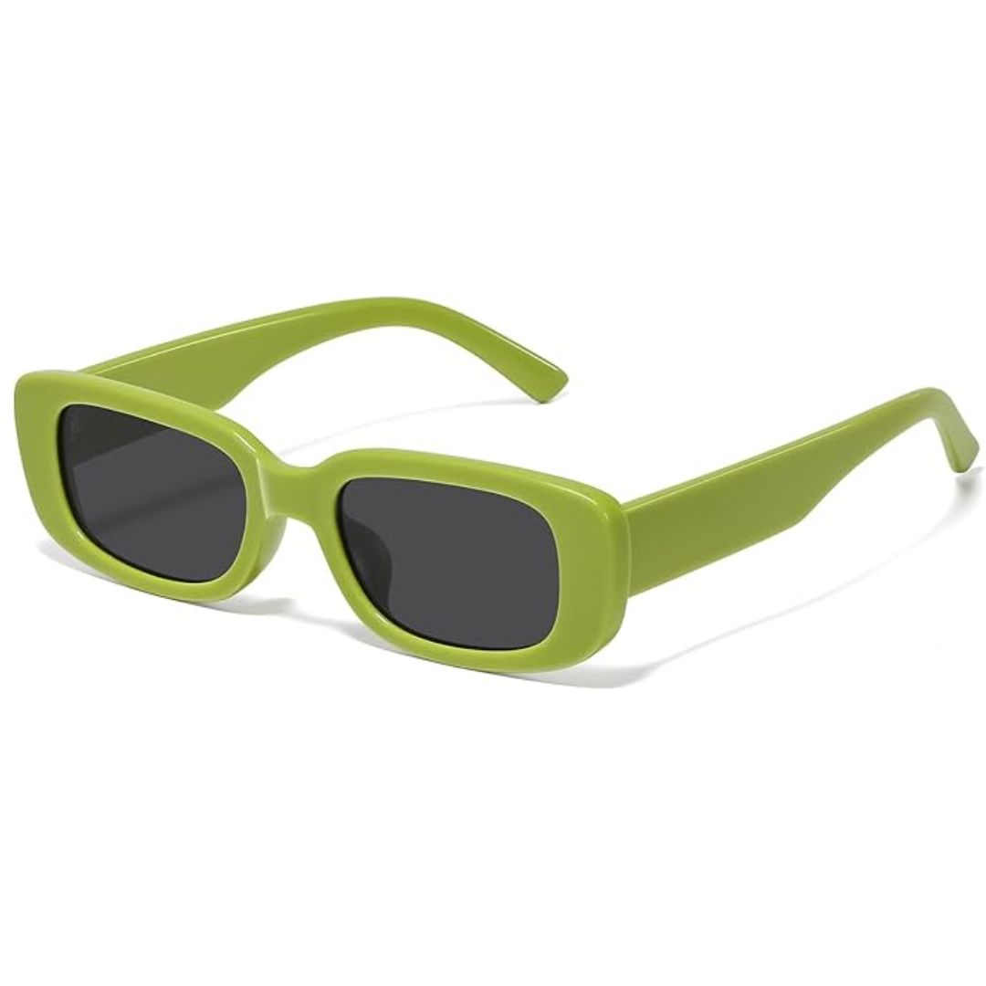 Lunettes de soleil rectangulaires rétro Y2K - Aria