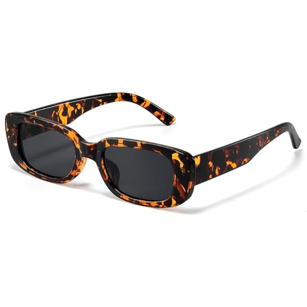 Lunettes de soleil rectangulaires rétro Y2K - Aria