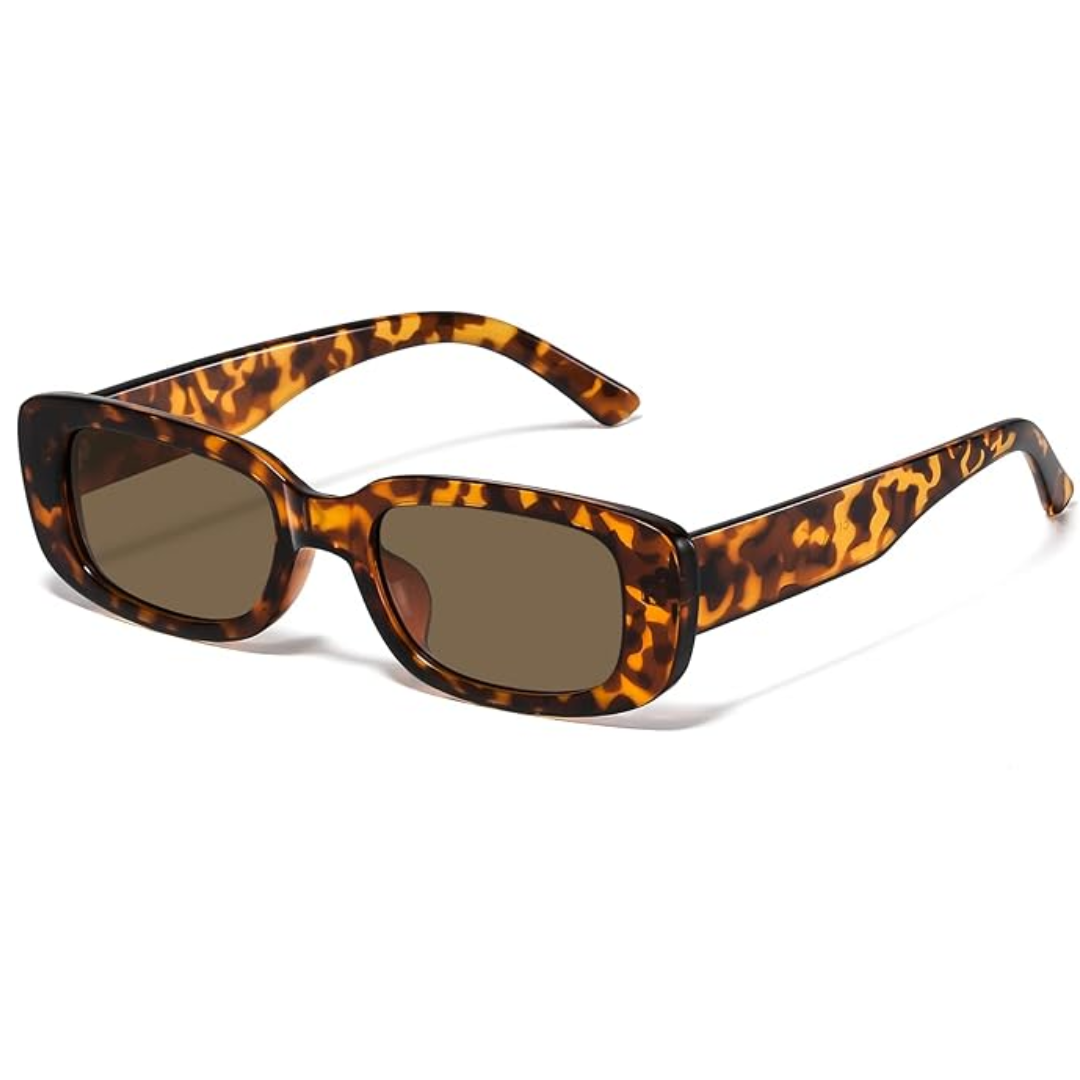 Lunettes de soleil rectangulaires rétro Y2K - Aria