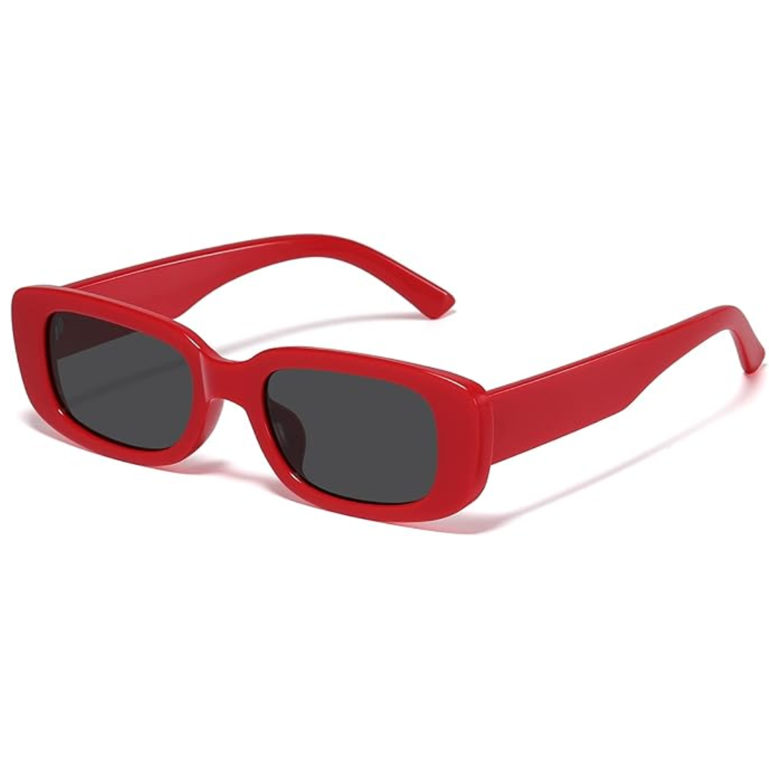 Lunettes de soleil rectangulaires rétro Y2K - Aria
