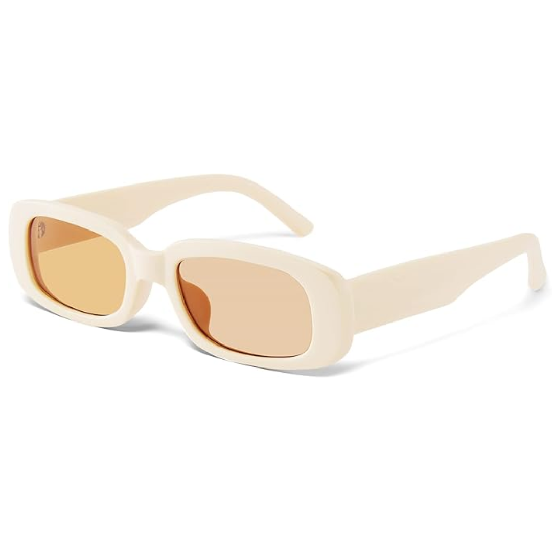 Lunettes de soleil rectangulaires rétro Y2K - Aria