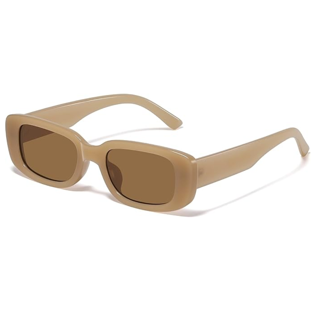 Lunettes de soleil rectangulaires rétro Y2K - Aria