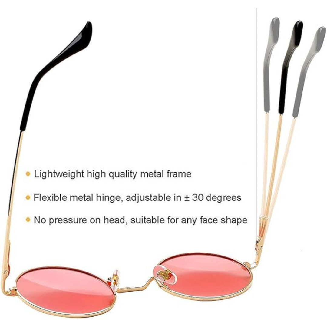 Lunettes de soleil rondes polarisées rétro - Lennon