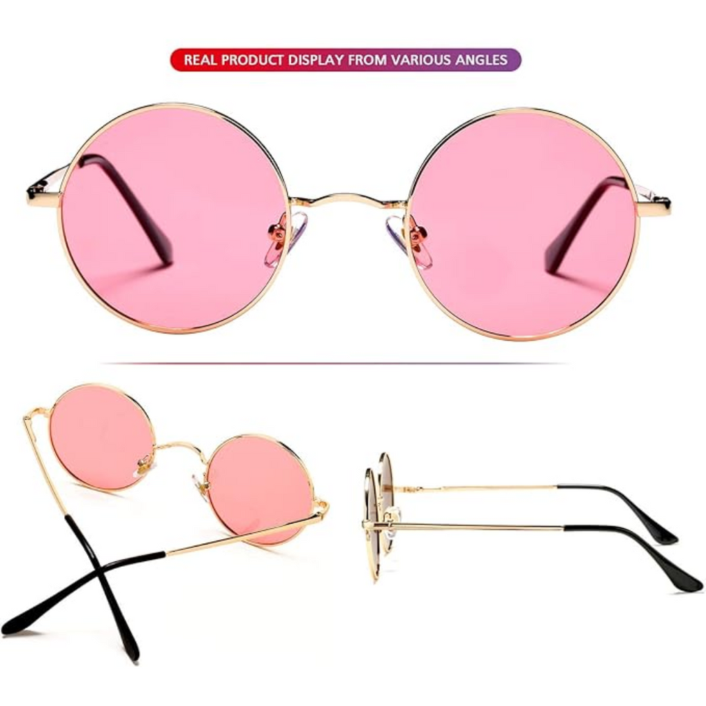 Lunettes de soleil rondes polarisées rétro - Lennon