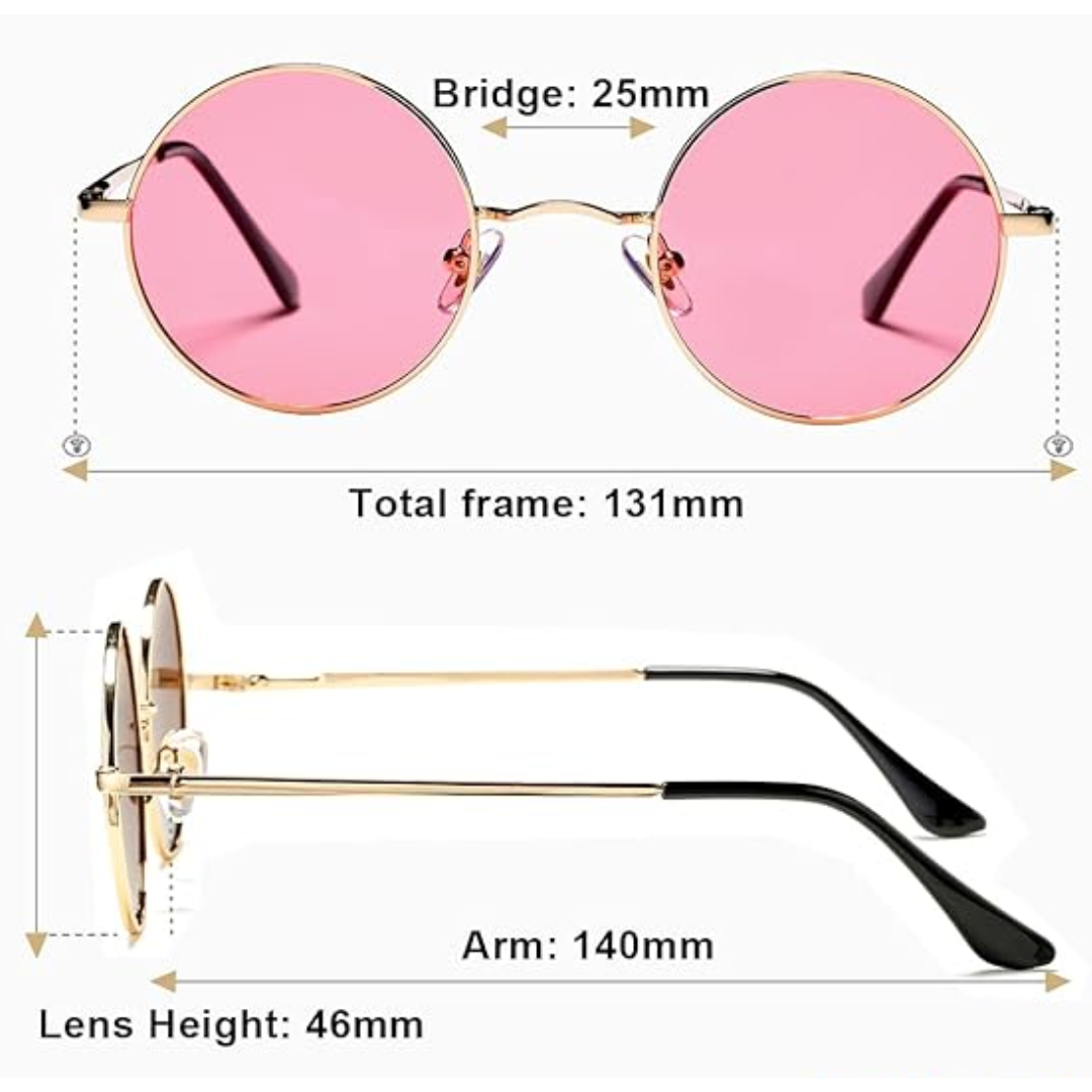 Lunettes de soleil rondes polarisées rétro - Lennon