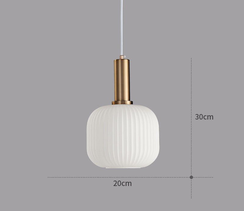 Lampe Suspendue Rétro en Verre - ColorVibe