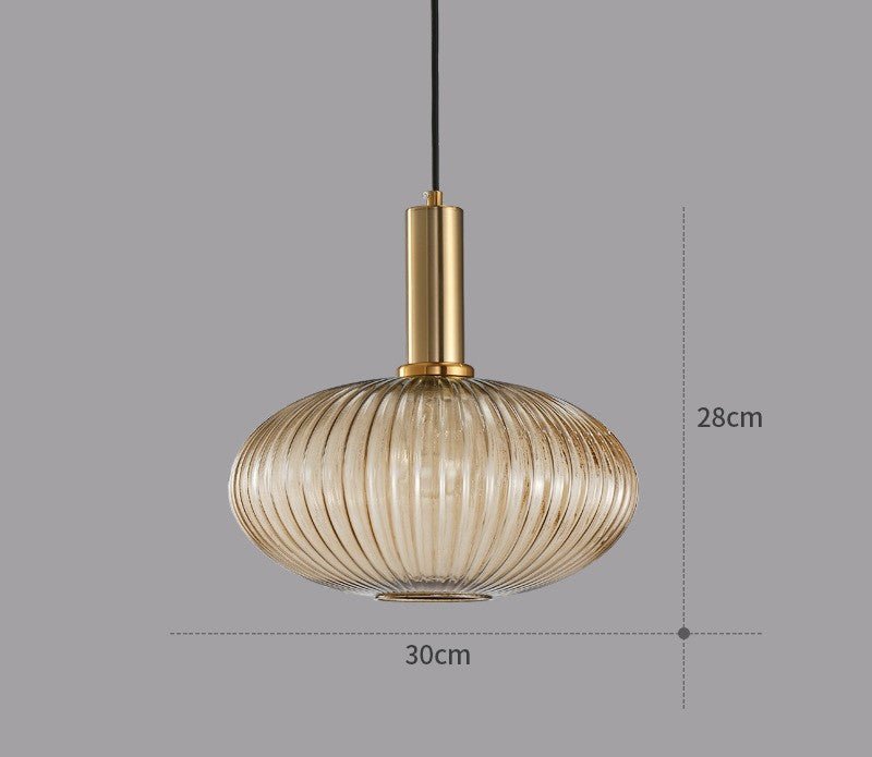 Lampe Suspendue Rétro en Verre - ColorVibe