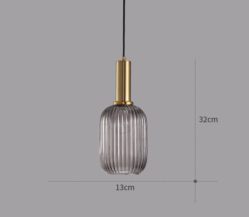 Lampe Suspendue Rétro en Verre - ColorVibe