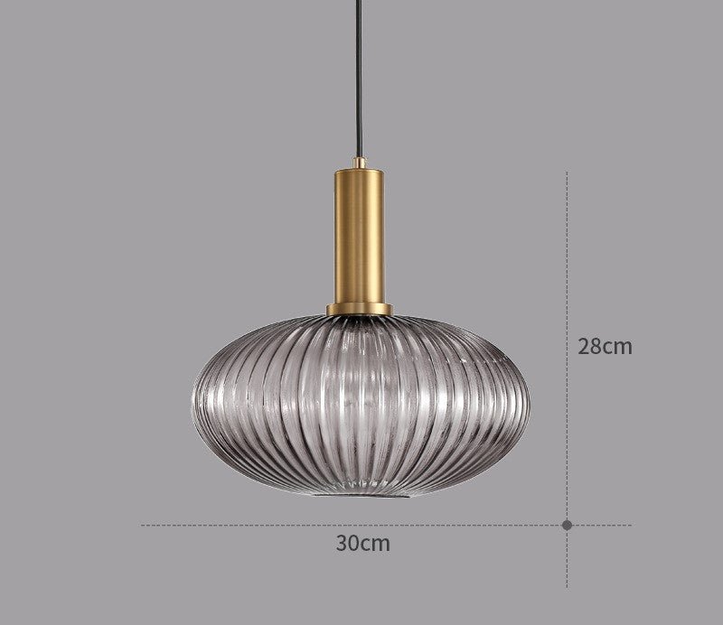 Lampe Suspendue Rétro en Verre - ColorVibe
