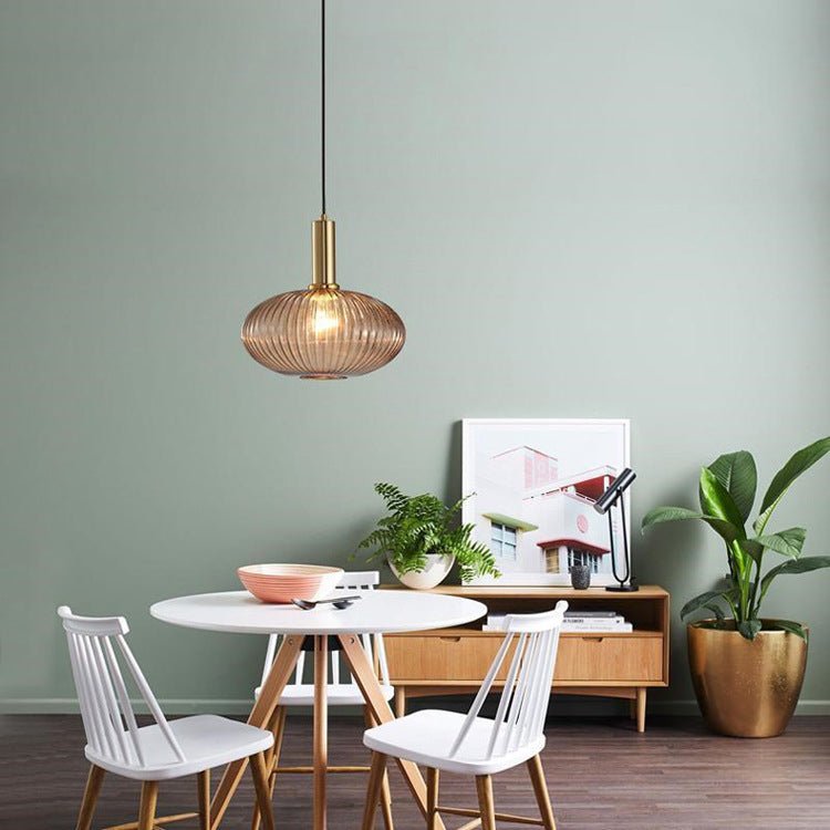 Lampe Suspendue Rétro en Verre - ColorVibe