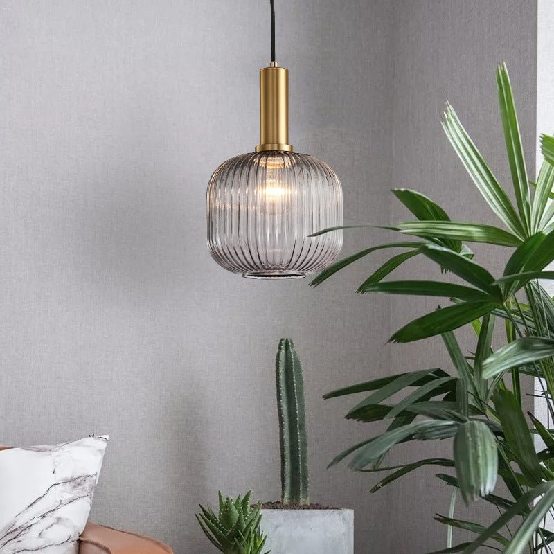 Lampe Suspendue Rétro en Verre - ColorVibe