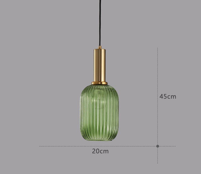 Lampe Suspendue Rétro en Verre - ColorVibe