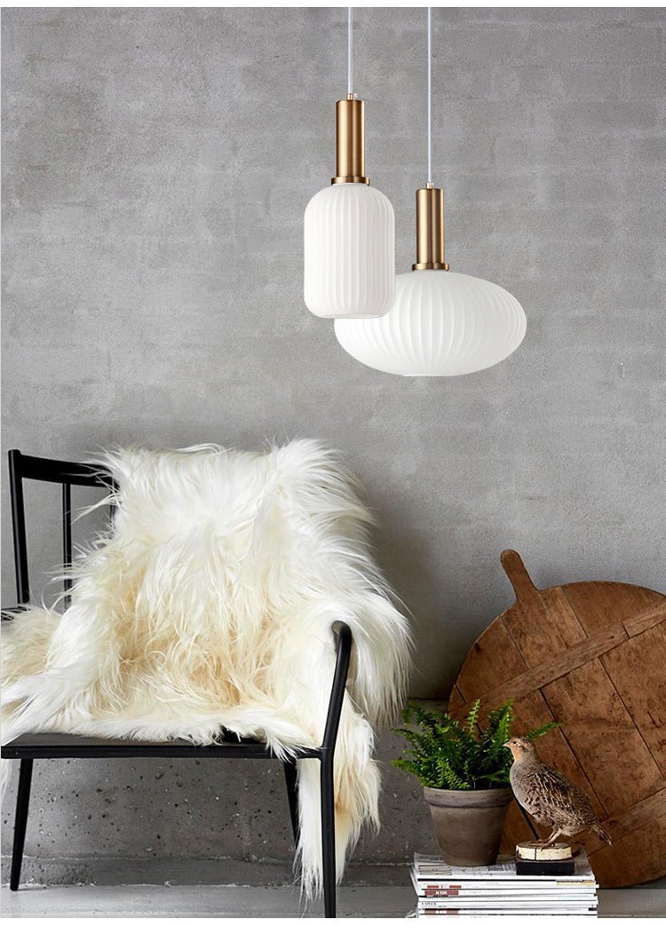 Lampe Suspendue Rétro en Verre - ColorVibe